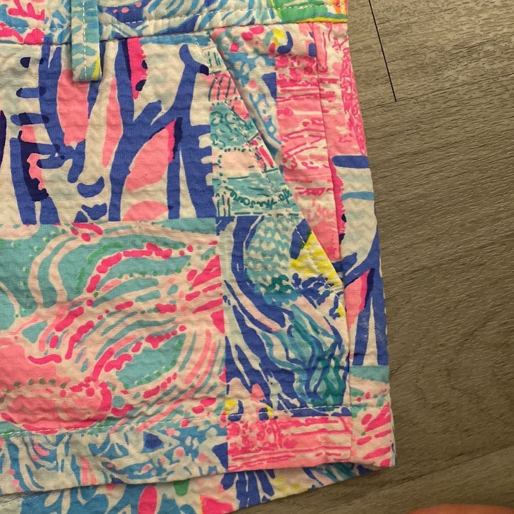 Lilly Pulitzer Patchwork Quilt Pattern Pastel Sho… - image 4